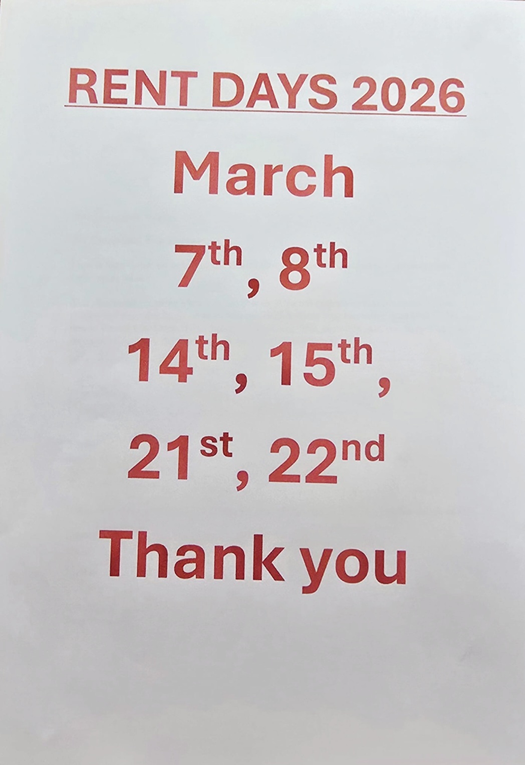 Image of URGENT REMINDER 